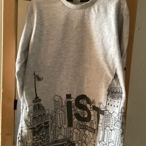 Kids' Long Sleeve Shirt with Istanbul Design